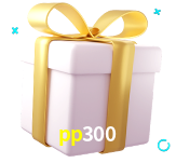 Receba seus bônus de boas-vindas no pp300
